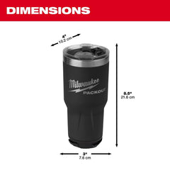 MILWAUKEE MILWAUKEE 48-22-8393 PACKOUT 30oz Tumbler
