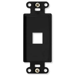 LEGRAND ONQ WP3411-BK 1-Port Decorator Outlet Strap - Black