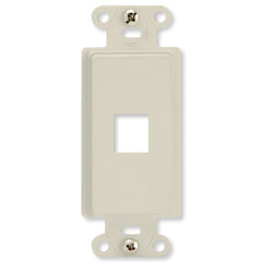 LEGRAND ONQ WP3411-BK 1-Port Decorator Outlet Strap - Black