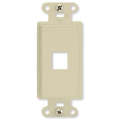 LEGRAND ONQ WP3411-BK 1-Port Decorator Outlet Strap - Black