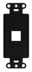 LEGRAND ONQ WP3411-BK 1-Port Decorator Outlet Strap - Black
