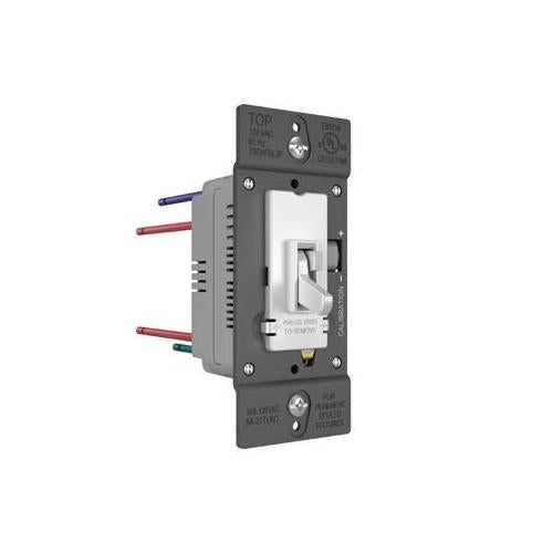 LEGRAND Pass & Seymour TSD4FBL3PW Toggle Slide Dimmer Switch 120/277 VAC