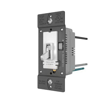 LEGRAND Pass & Seymour TSD4FBL3PW Toggle Slide Dimmer Switch 120/277 VAC
