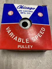 CHICAGO DIE CASTING Chicago Die Casting 325VP-1/2 Variable Speed Pulley