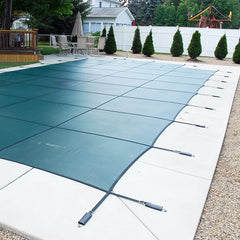 GLI POOL PRODUCTS GLI Pool Products 20-1836RE-LHS48-HYP-GRN-K 18x36ft Hyperlite Safety Cover Rectangle