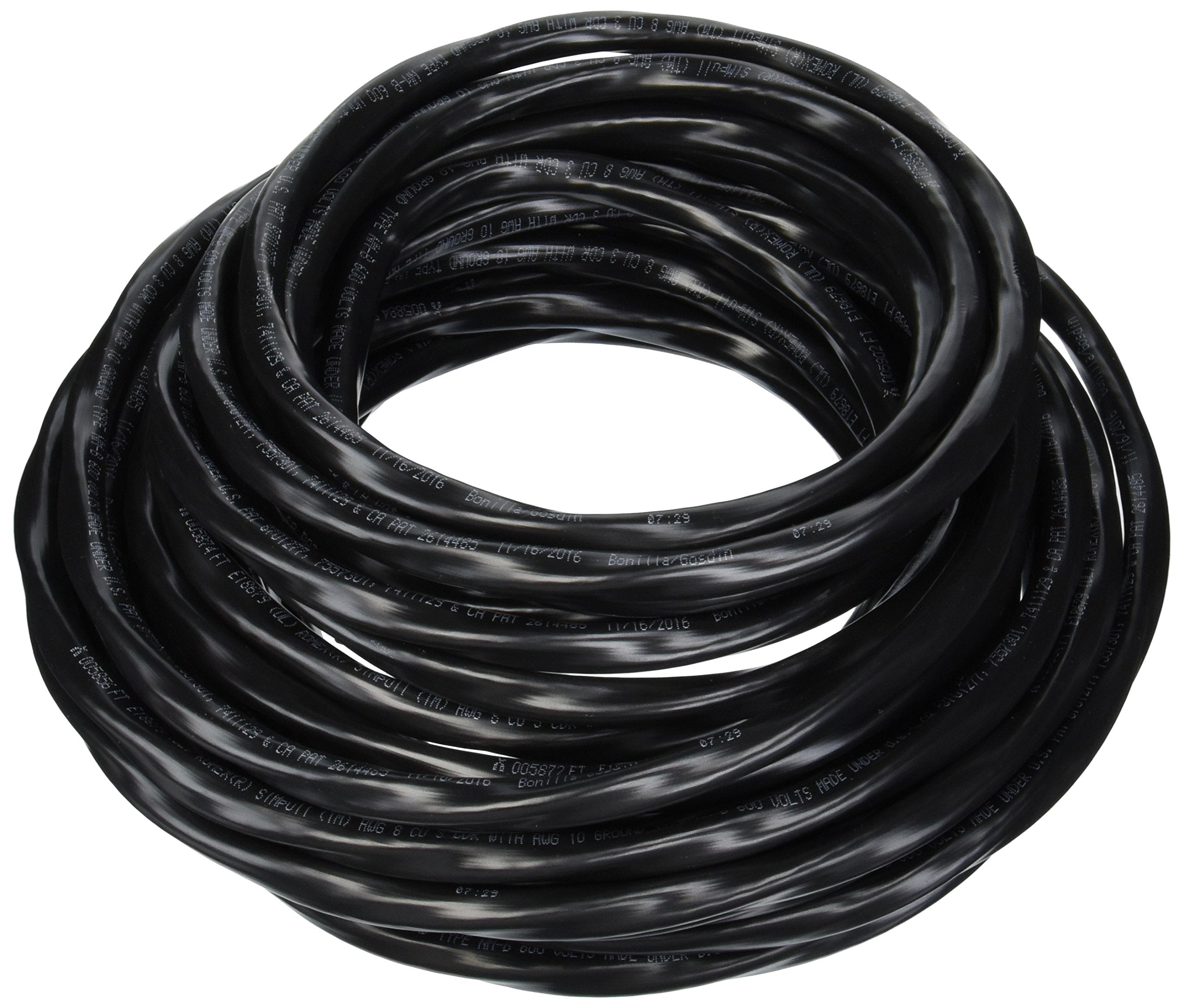 ROMEX ROMEX ROMEX8/3W/GRD500R ROMEX NM-B 8/3 Copper w/Ground Non-Metallic Sheathed Branch Circuit Cable 500ft Reel