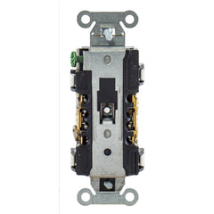 WIRING DEVICE-KELLEMS Wiring Device-Kellems BR20WHI Straight Blade Receptacle 125 VAC 20 A