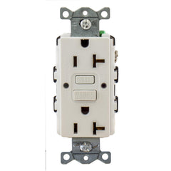 WIRING DEVICE-KELLEMS Wiring Device-Kellems GFRST20W GFCI Receptacle 125 VAC 20 A 5-20R