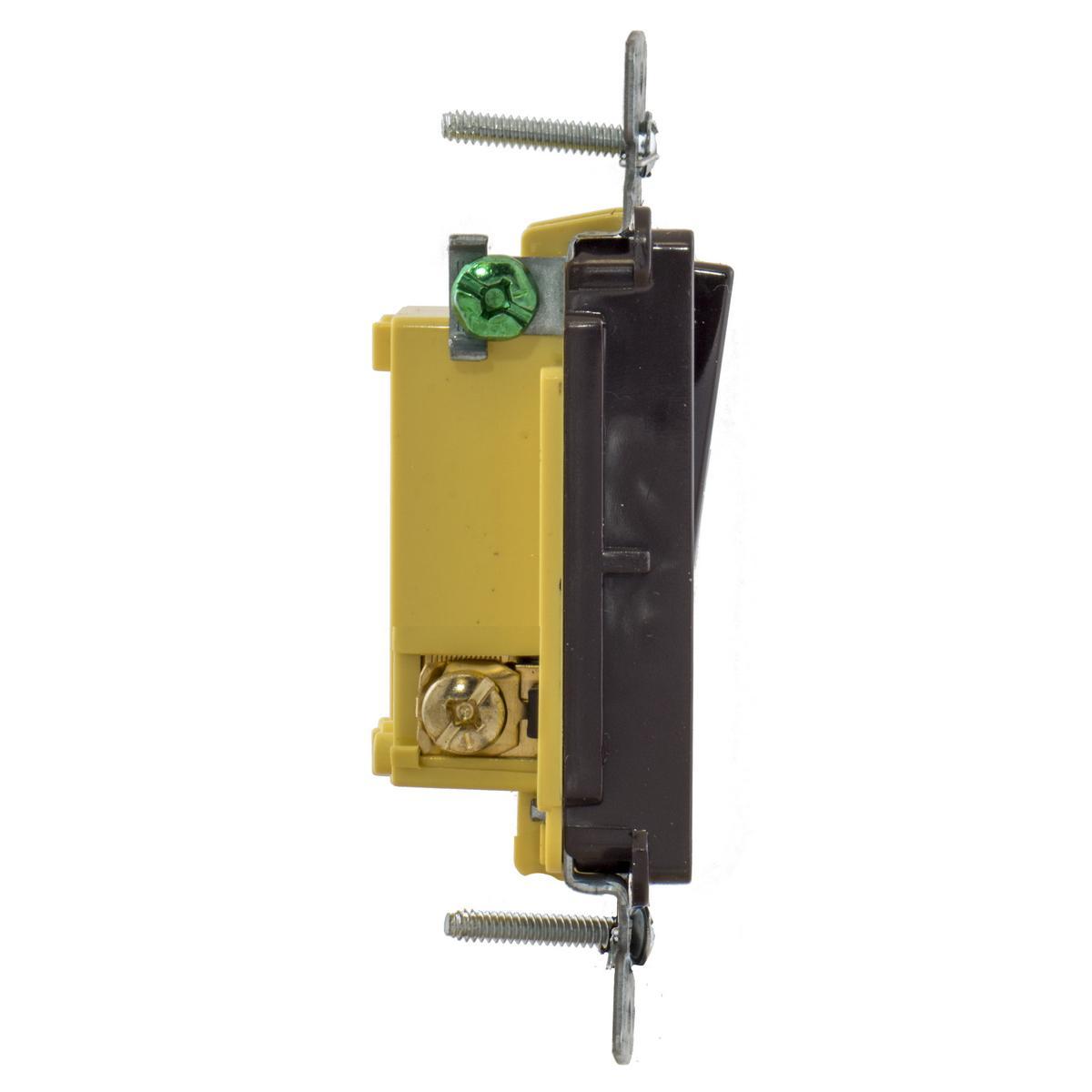 WIRING DEVICE-KELLEMS Wiring Device-Kellems RSD315 Rocker Switch 120/277 V 3-Way Residential Grade Standard