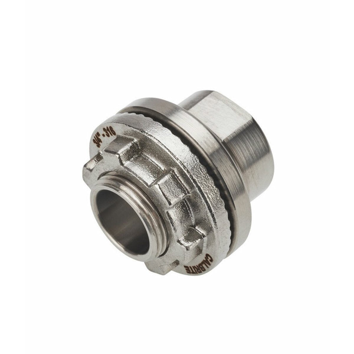CALBRITE Calbrite S60500LT00 Stainless Steel Line Terminator Hub 1/2