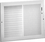 HART & COOLEY Hart & Cooley 10821 Register 12 x 4 Steel 2-Way MS Valve Sidewall / Ceiling Supply 661 Model