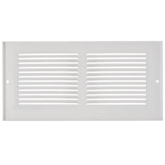 HART & COOLEY Hart & Cooley 43108 Return Air Grille 10 x 4 Steel 1/3 Fin Spacing