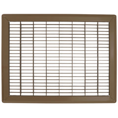 HART & COOLEY Hart & Cooley 11892 12 x 16 Wall Opening Size Golden Sand Floor Return Air Grille