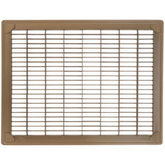 HART & COOLEY Hart & Cooley 11892 12 x 16 Wall Opening Size Golden Sand Floor Return Air Grille