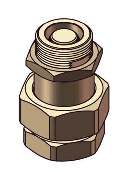 ZILMET Zilmet ZFTU 1/2 Union Connection w/ 2-Way Check Valve for ZFT Tanks