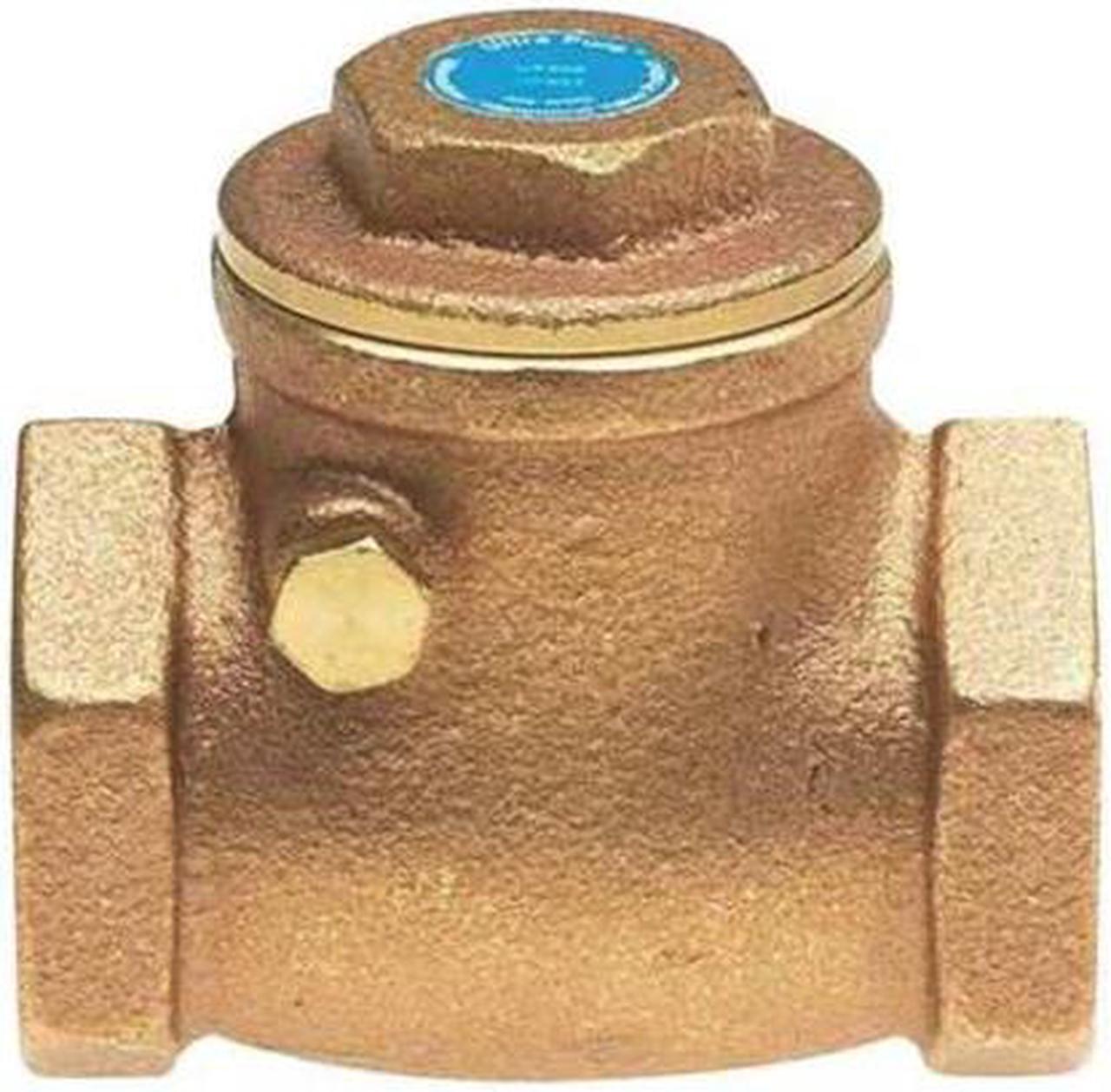 MILWAUKEE MILWAUKEE UP0967000112 Valve 1-1/2 Threaded Low Lead Brass Swing Check Valve