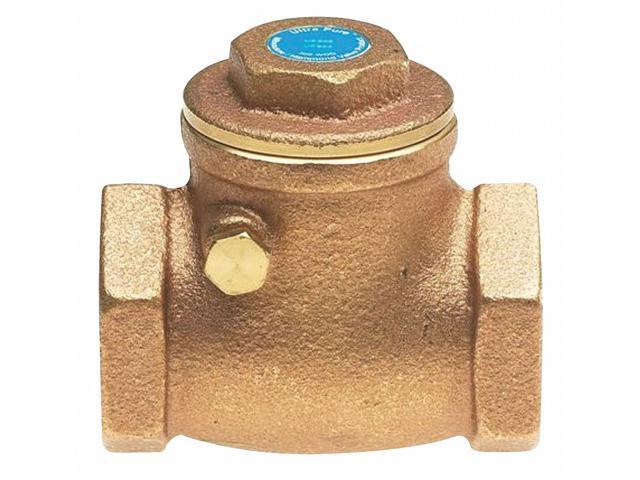 MILWAUKEE MILWAUKEE UP0967000112 Valve 1-1/2 Threaded Low Lead Brass Swing Check Valve