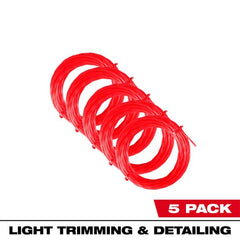 MILWAUKEE Milwaukee 49-16-2810 Pre-Cut Twisted Trimmer Line 25 ft 5 Pack