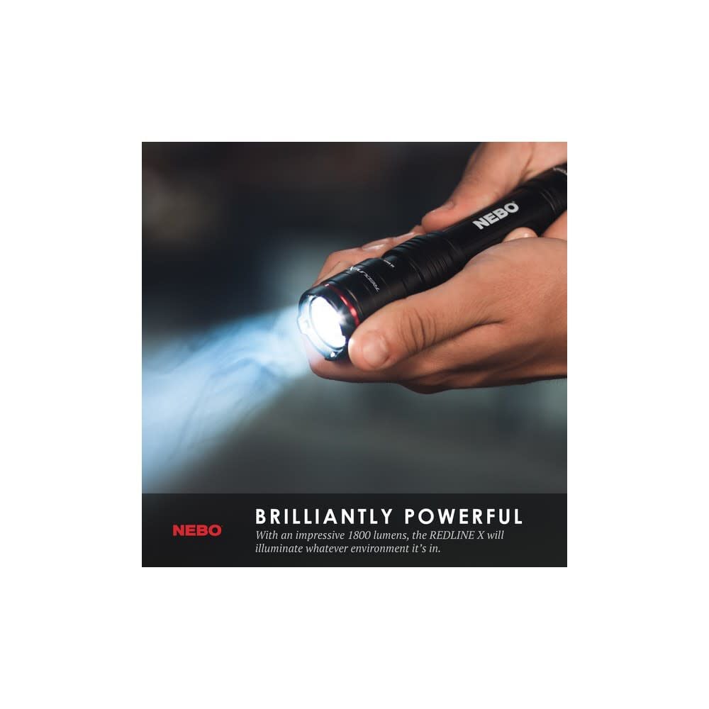 NEBO NEBO NEB-FLT-0008 Redline X Rechargeable LED Flashlight