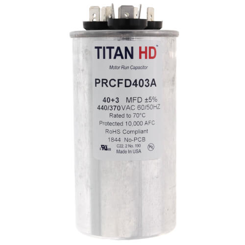 PACKARD Packard PRCFD403A TITAN HD 40+3 MFD Round Run Capacitor