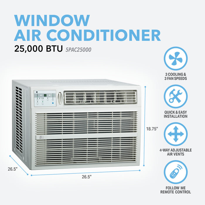 PERFECT AIRE Perfect Aire PAC25000 25,000 BTU Window Air Conditioner