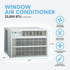 PERFECT AIRE Perfect Aire PAC25000 25,000 BTU Window Air Conditioner