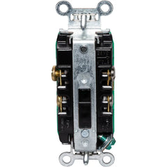 LEGRAND Pass & Seymour 5362GN Hard Use Spec-Grade Duplex Receptacle 20A 125 VAC Back and Side Wire Green