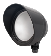 RAB LIGHTING RAB BULLET12A Bullet Flood 12W Cool Led 120V W/Hood & Lens Bronze