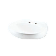 GERBER PLUMBING Gerber Plumbing G0012504 Maxwell 20-1/2 x 17-3/4 x 33-3/4 Round Petite Pedestal Sink
