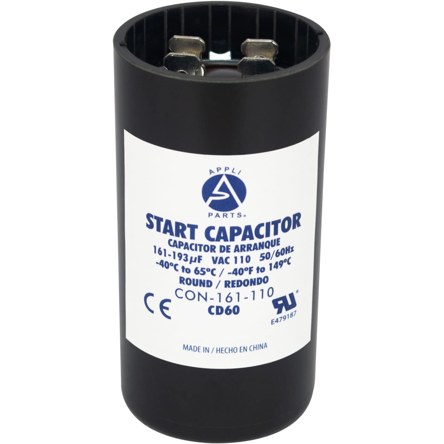 HEATINGVARIOUSMFG-GENERIC HEATINGVARIOUSMFG-GENERIC 161-193MFD-125V Start Capacitor