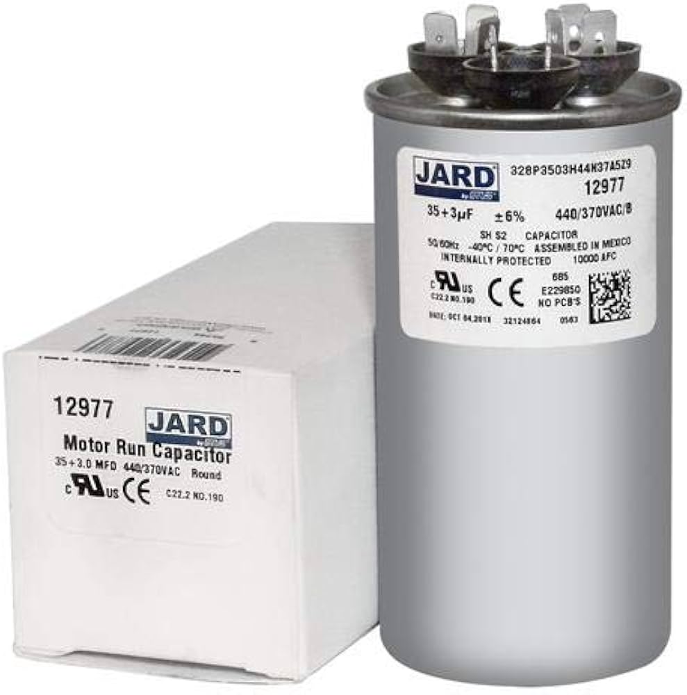 HEATINGVARIOUSMFG-GENERIC HEATINGVARIOUSMFG-GENERIC 35/3MFD-440V Dual Run Capacitor