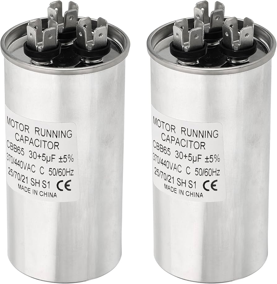 HEATINGVARIOUSMFG-GENERIC Heatingvariousmfg-generic 30/5MFD-440V Dual Capacitor Round