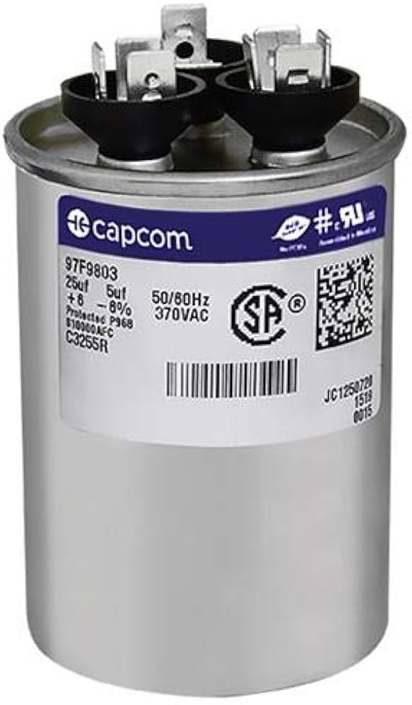 HEATINGVARIOUSMFG-GENERIC HEATINGVARIOUSMFG-GENERIC 25/5MFD-370V Capacitor