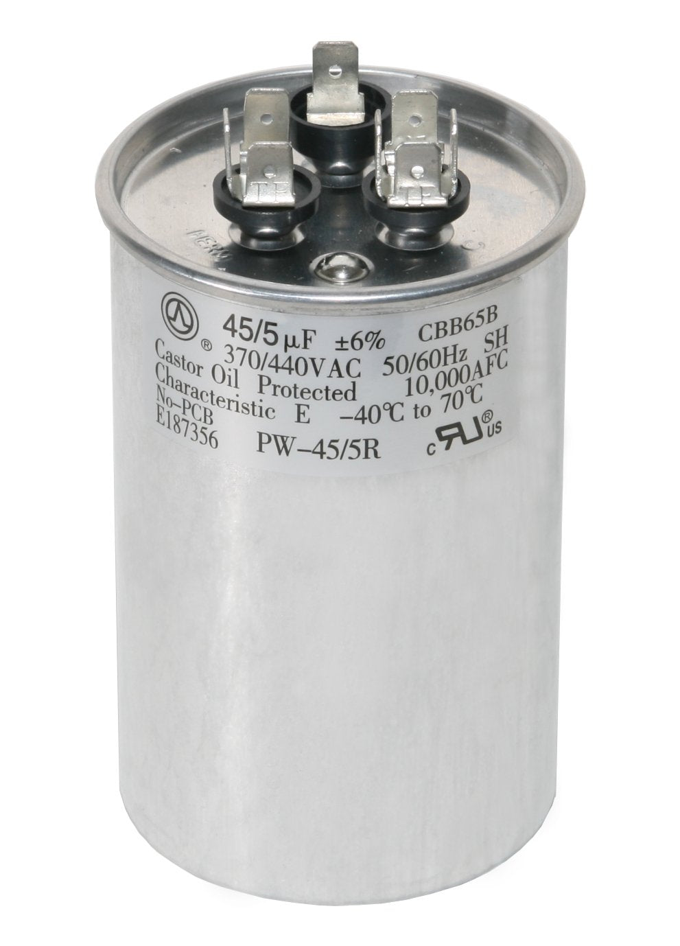 HEATINGVARIOUSMFG-GENERIC HEATINGVARIOUSMFG-GENERIC 45/5MFD-440V Capacitor