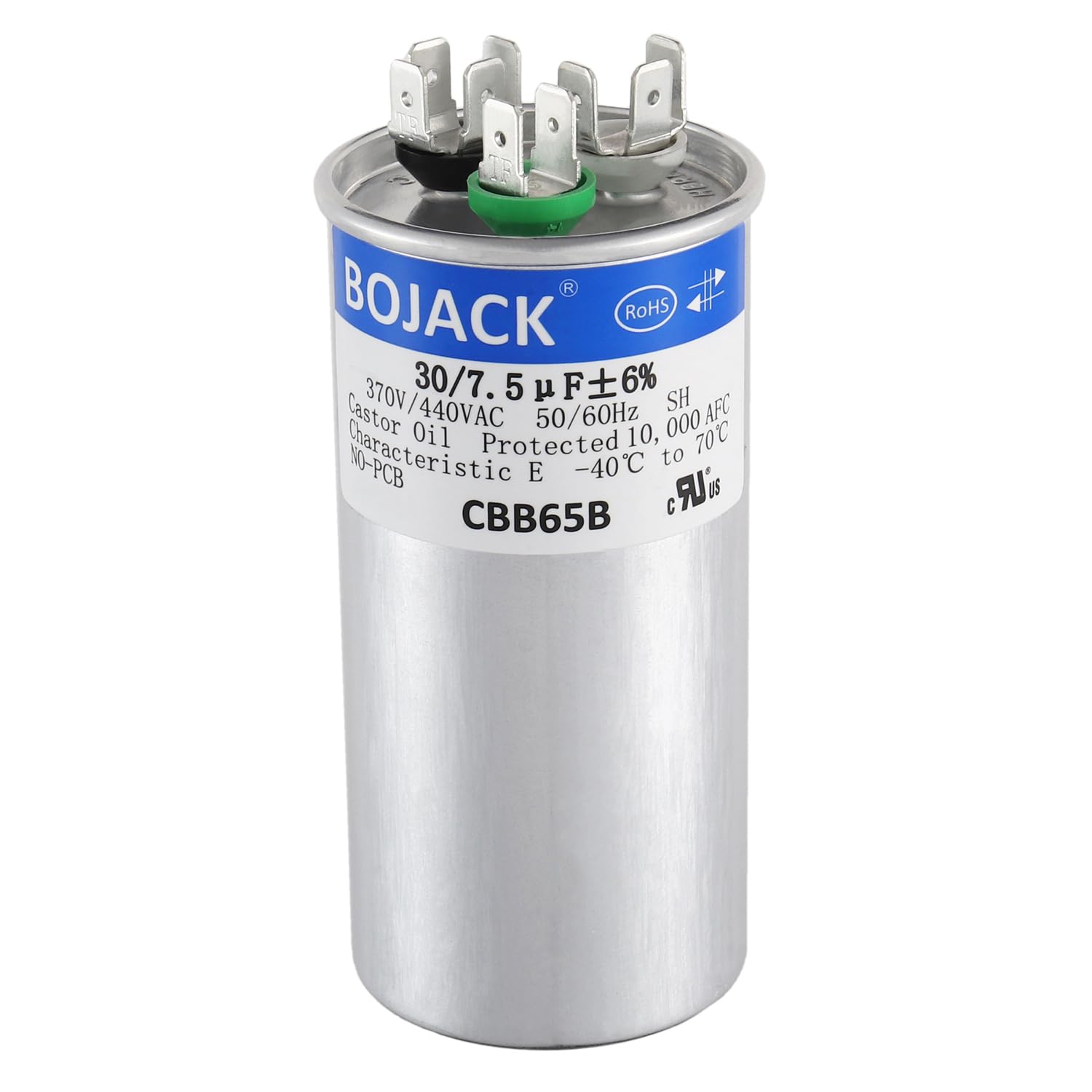 HEATINGVARIOUSMFG-GENERIC HEATINGVARIOUSMFG-GENERIC 30/7.5MFD-440V Motor Run Capacitor