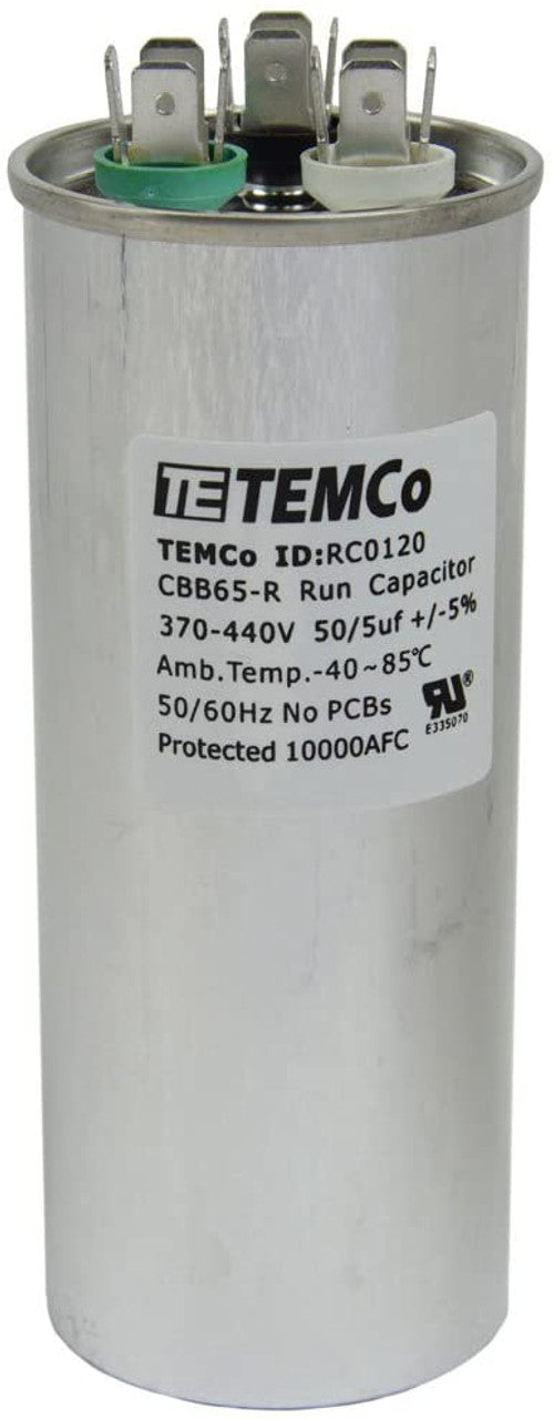 HEATINGVARIOUSMFG-GENERIC HEATINGVARIOUSMFG-GENERIC 50MFD-440V Oval Capacitor