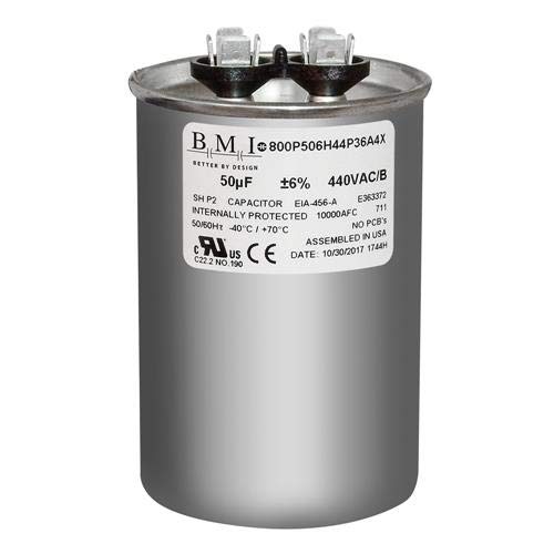 HEATINGVARIOUSMFG-GENERIC HEATINGVARIOUSMFG-GENERIC 50MFD-440V Oval Capacitor