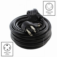 HEATINGVARIOUSMFG-GENERIC HEATINGVARIOUSMFG-GENERIC DC4-30-10 Clothes Dryer Power Cord