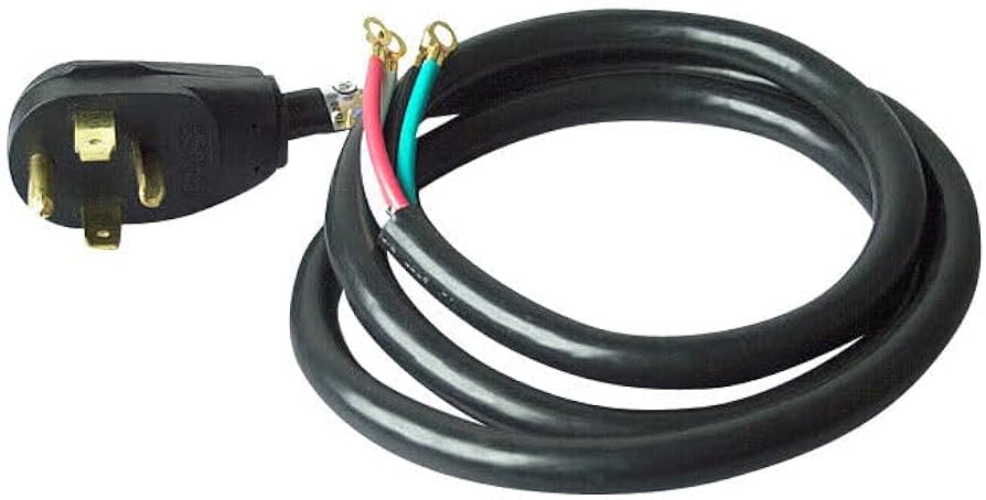 HEATINGVARIOUSMFG-GENERIC HEATINGVARIOUSMFG-GENERIC DC4-30-5 5' 4 Wire 30 Amp Dryer Cord