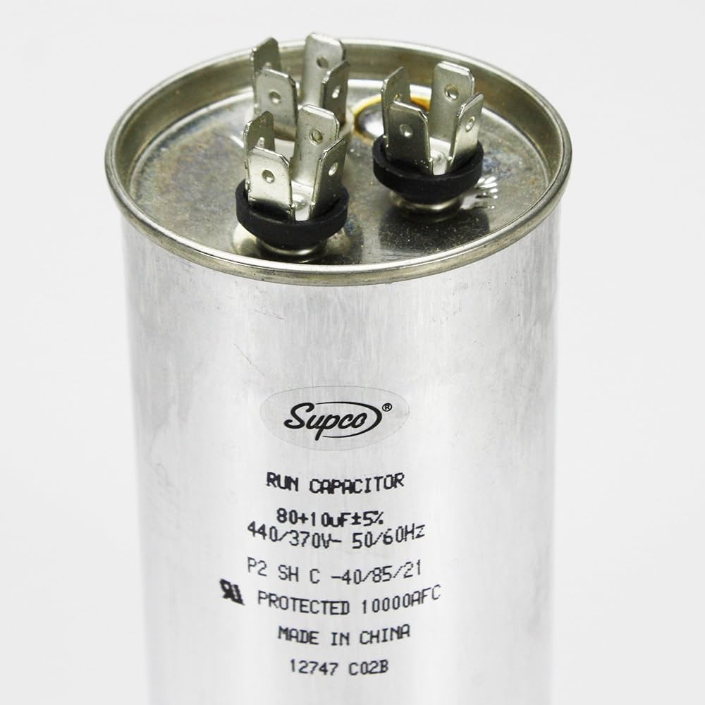 HEATINGVARIOUSMFG-GENERIC HEATINGVARIOUSMFG-GENERIC 80/10MFD-440V Dual Run Capacitor