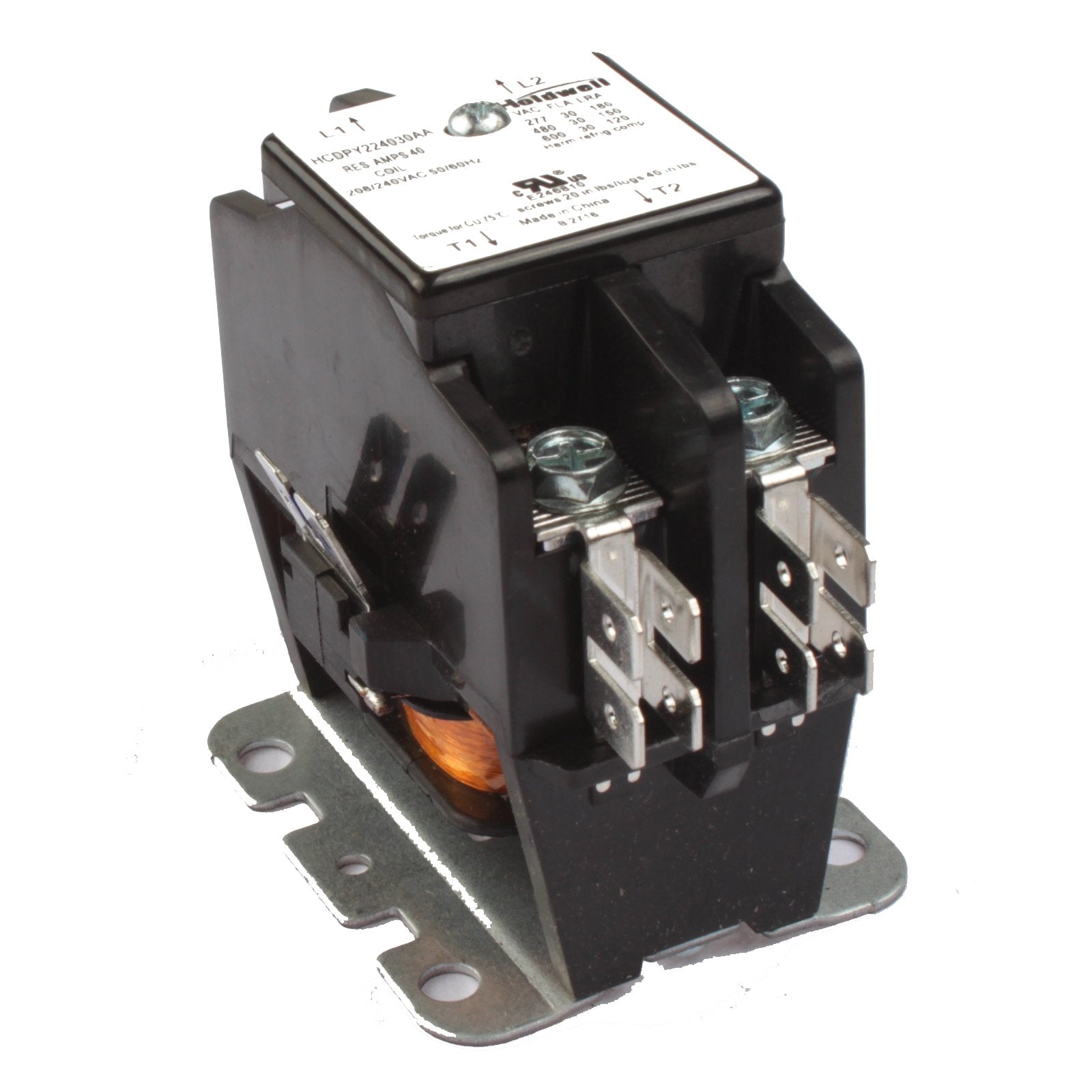 HEATINGVARIOUSMFG-GENERIC HEATINGVARIOUSMFG-GENERIC DP252402 Contactor 25A 240V 2 Pole