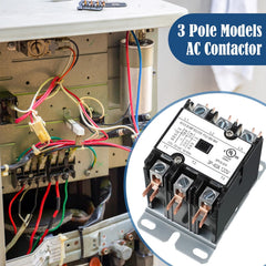 HEATINGVARIOUSMFG-GENERIC HEATINGVARIOUSMFG-GENERIC DP401203 CONTACTOR 40A 120V 3 POLE