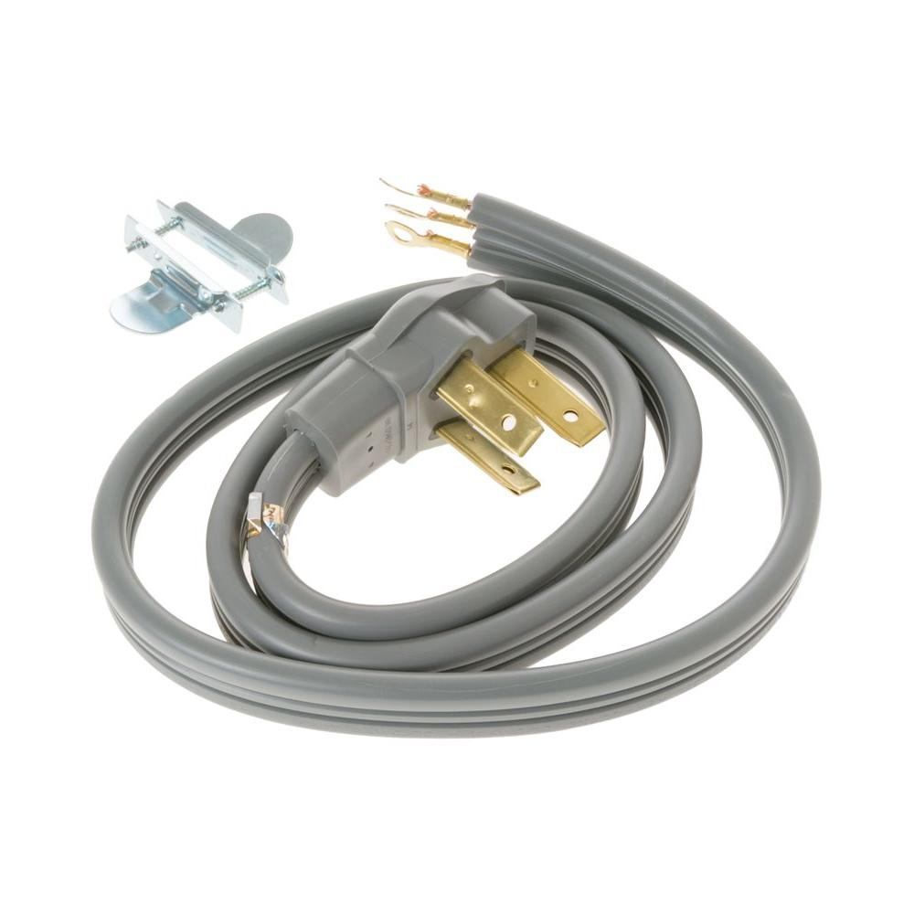 HEATINGVARIOUSMFG-GENERIC HEATINGVARIOUSMFG-GENERIC RC3-40-6 Range Oven Electric Power Cord 3 Prong Wire 40 Amp 6' Foot