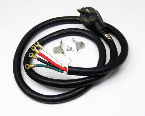 HEATINGVARIOUSMFG-GENERIC HEATINGVARIOUSMFG-GENERIC RC3-50-4 Range Oven Electric Power Cord 3 Prong Wire 50 Amp 4 Foot