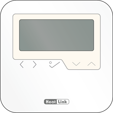 HEATLINK HEATLINK 46645 Heatlink Wired Digital Timer Thermostat Power 24 VAC Replacement MPN