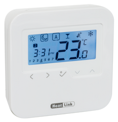 HEATLINK HEATLINK 46645 Heatlink Wired Digital Timer Thermostat Power 24 VAC Replacement MPN