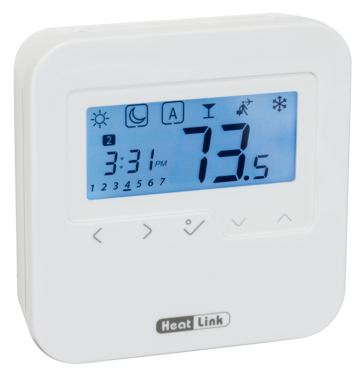 HEATLINK HEATLINK 46645 Heatlink Wired Digital Timer Thermostat Power 24 VAC Replacement MPN