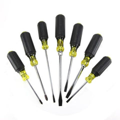 KLEIN TOOLS Klein Tools 85076-VAC 7-Piece Cushion-Grip Screwdriver Set