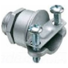 ARLINGTON Arlington 4200 All Purpose Cable Connector with Locknut, 3/8 in Trade, 1/4 in Knockout, 0.225 to 0.612 in Cable Openings