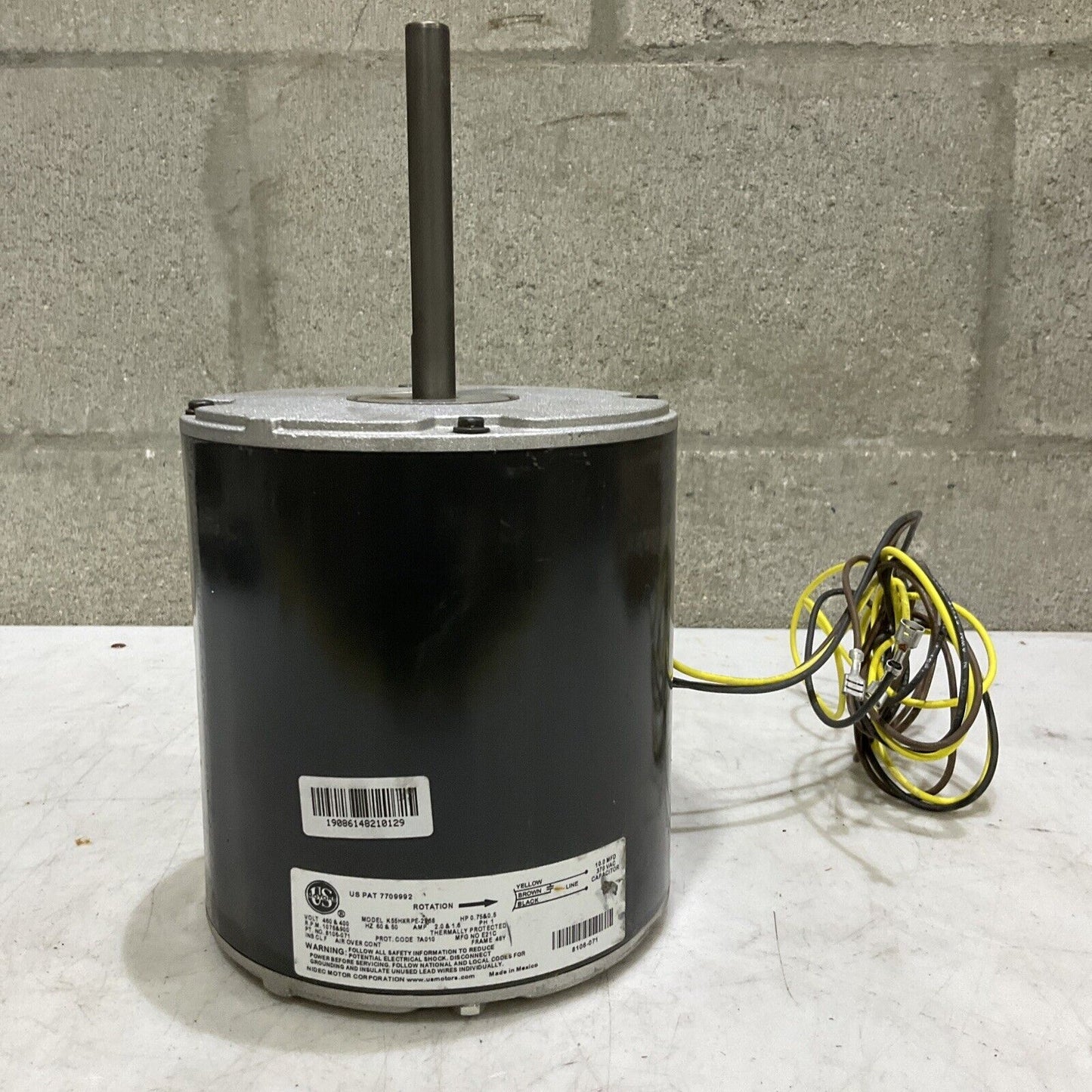 BARD BARD 8106-072-0005BBX Programmable Motor 1/2 HP
